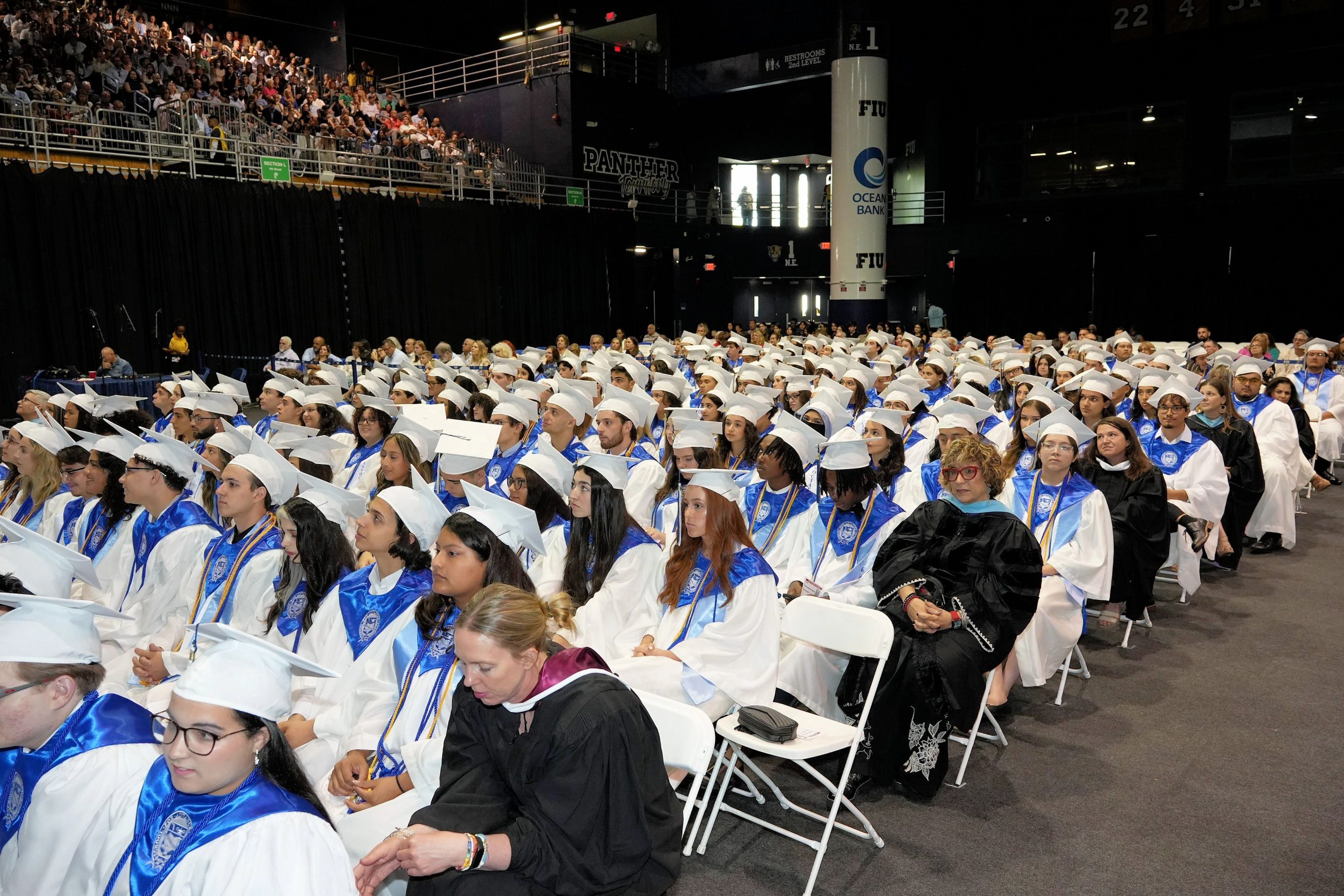 School for Advanced Studies Graduation at the FIU Ocean Bank Arena, May 28, 2024