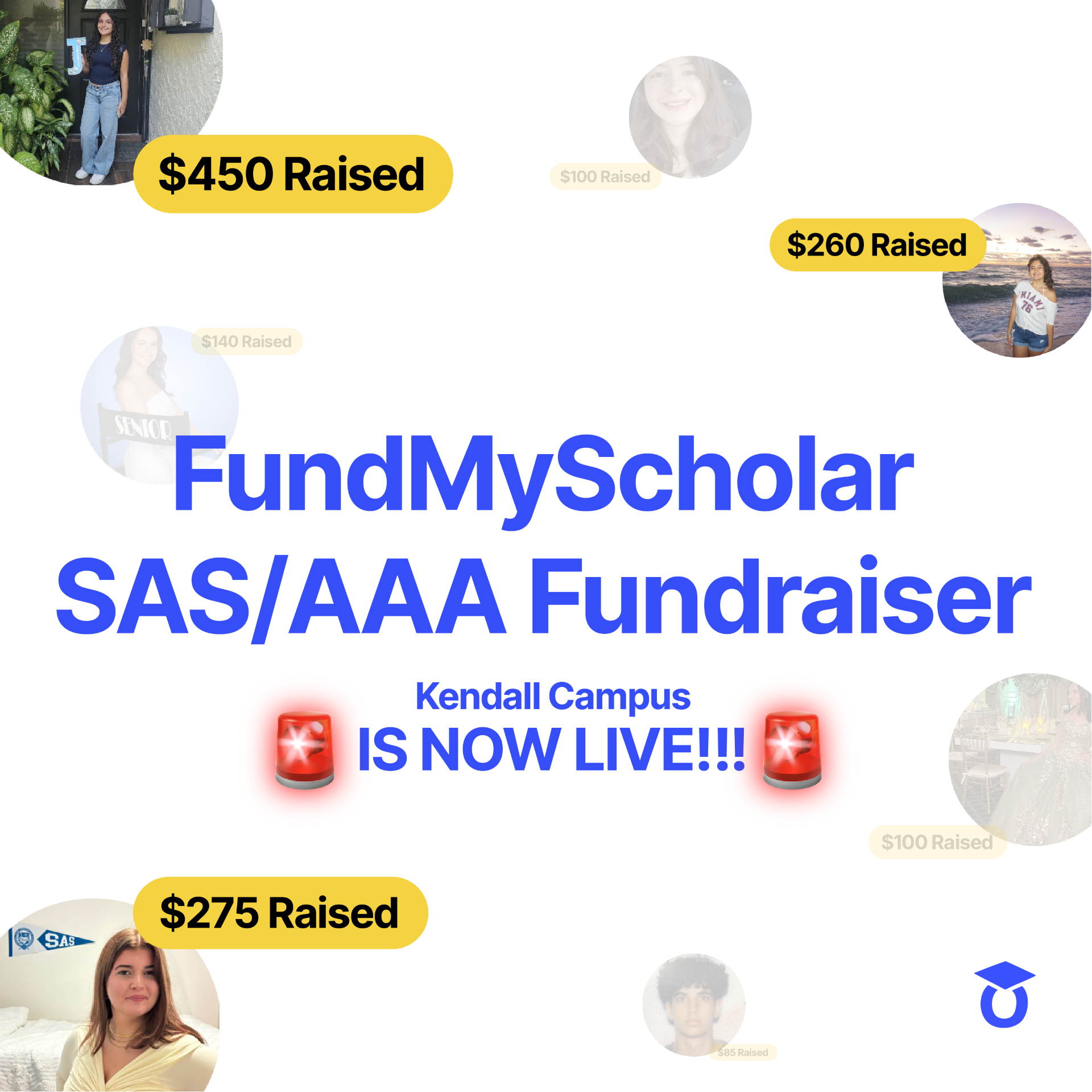 Fund My Scholar Successes at SAS Kendall Campus